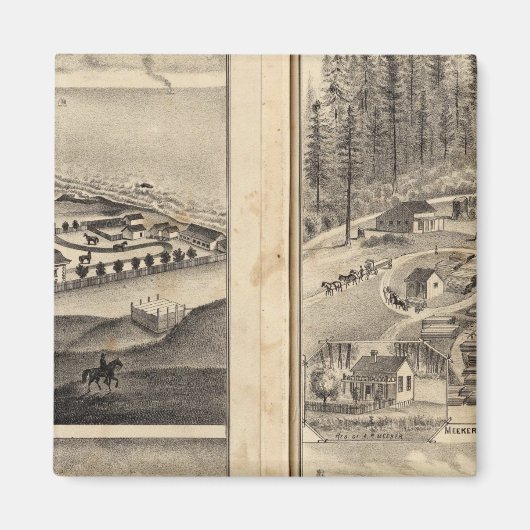 Regel Ranch Old Fort Ross Meeker Bros Magneet (Voorkant)