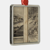 Regel Ranch Old Fort Ross Meeker Bros Metalen Ornament (Rechts)