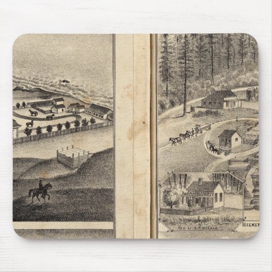Regel Ranch Old Fort Ross Meeker Bros Muismat (Voorkant)