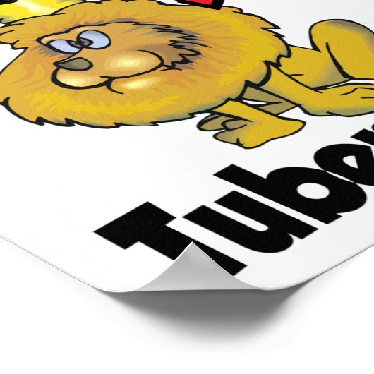 Regel tuberculose poster (Hoek)