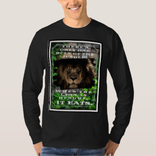 Regel van het Oerwoud als de Lon honger heeft, het T-shirt