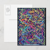 Regel voor cadeautjes bij feesttijd uitnodiging briefkaart (Voorkant / Achterkant)