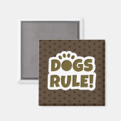Regel voor honden magneet (Voorkant / Achterkant)
