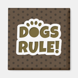 Regel voor honden magneet