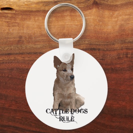 Regel voor honden sleutelhanger (Voorkant)