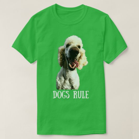 Regel voor honden t-shirt (Design voorkant)