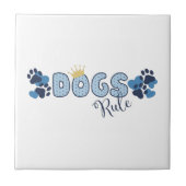 Regel voor honden tegeltje (Voorkant)