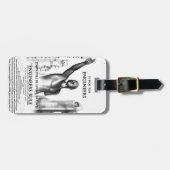 Regel voor ingenieurs bagagelabel (Voorkant horizontaal)