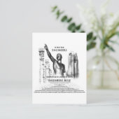 Regel voor ingenieurs briefkaart (Staand voorkant)