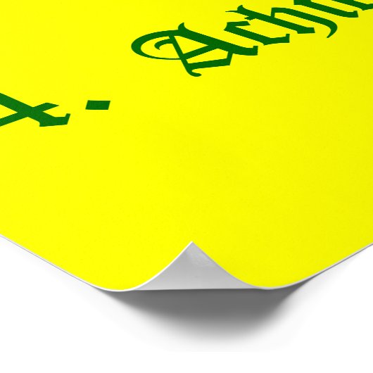 Regel voor kamer 113 poster (Hoek)