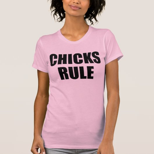 Regel voor kuikens T-shirt (Voorkant)