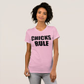 Regel voor kuikens T-shirt (Voorkant volledig)