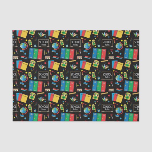 Regel voor leerkrachten tissuepapier (Voorkant)