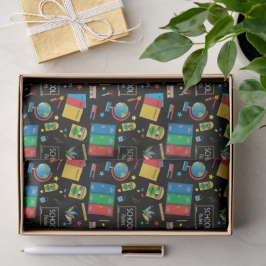 Regel voor leerkrachten tissuepapier (Geschenk)