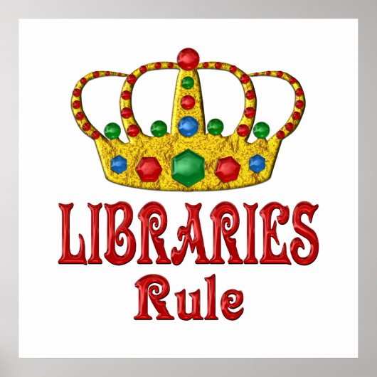 Regel voor LIBRARIES Poster (Voorkant)