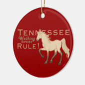 Regel voor looppaarden keramisch ornament (Links)