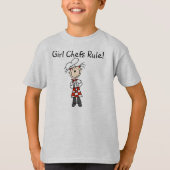 Regel voor meisjes Chefs T-shirt (Voorkant)