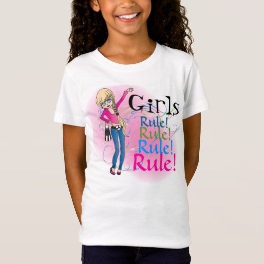 Regel voor meisjes, regel t-shirt (Voorkant)