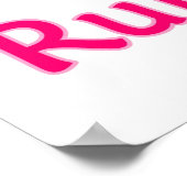 Regel voor ockey Girls Poster (Hoek)