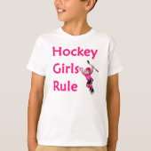 Regel voor ockey Girls T-shirt (Voorkant)