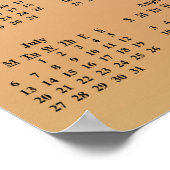 Regel voor onze agenda voor de klas 2014 poster (Hoek)