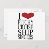 Regel voor Pitchy Singers Briefkaart (Voorkant / Achterkant)