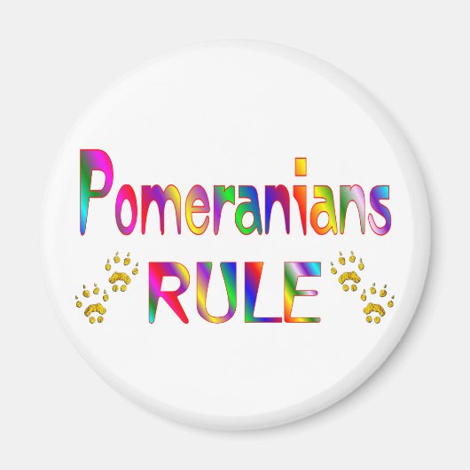 Regel voor Pommeren Magneet (Voorkant)