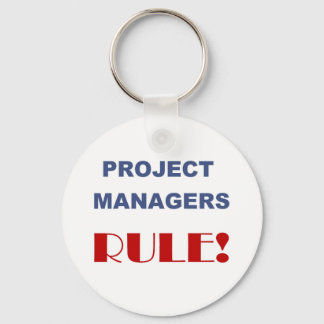 Regel voor projectmanager! sleutelhanger