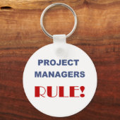 Regel voor projectmanager! sleutelhanger (Voorkant)