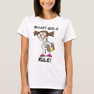 Regel voor slimme meisjes t-shirt