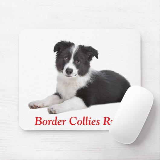 Regel voor snelle grenskolonies Puppy Dog Mousepad Muismat (Met muis)