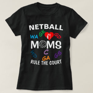 Regel voor spelerposities Netball Mums T-shirt