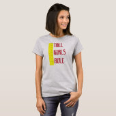 Regel voor talkmeisjes t-shirt (Voorkant volledig)