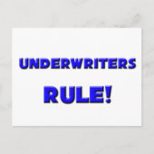 Regel voor underwriters! briefkaart (Voorkant)