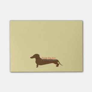 Regel voor worst-honden post-it® notes