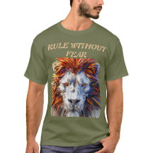 Regel zonder angst - Bold Lion TeeT-Shirt