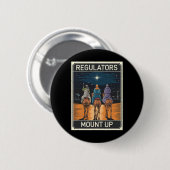 Regelaar Kerstmis rendier aankleden Ronde Button 5,7 Cm (Voorkant /achterkant)