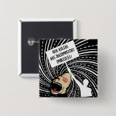 Regelaars zijn incompetente imbecilinders vierkante button 5,1 cm (Voorkant /achterkant)