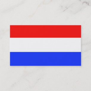 REGELBAAR Rood, Wit & Blauw Visitekaartje