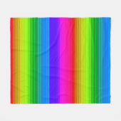 Regelboog Fleece Deken (Voorkant (Horizontaal))
