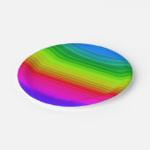 Regelboog Papieren Bordje (Gekanteld)
