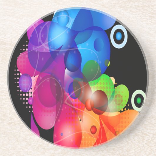 Regelboog van de riemen en de riemen zandsteen onderzetter (Voorkant)