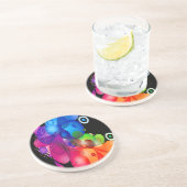 Regelboog van de riemen en de riemen zandsteen onderzetter (Zijkant)