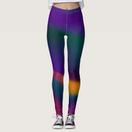Regelboog van kleuren leggings