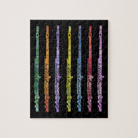 Regelboog van vloten legpuzzel (Verticaal)