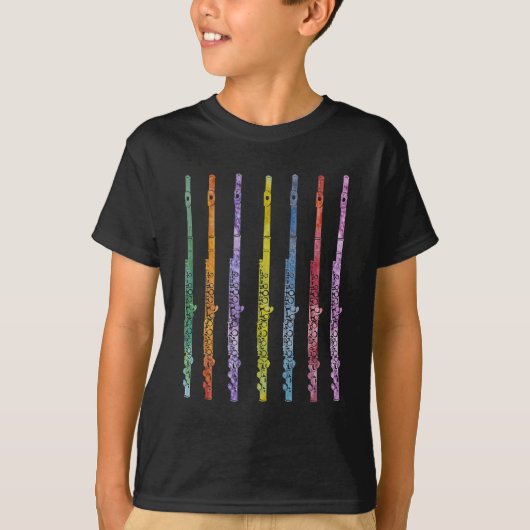 Regelboog van vloten t-shirt (Voorkant)