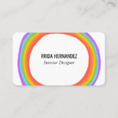 Regelboog Visitekaartje (Voorkant)