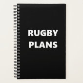 Regelby Planner Sports Theme Rugby Plans (Voorkant)