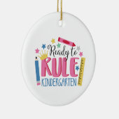 Regelgevende Kindergarten Keramisch Ornament (Rechts)