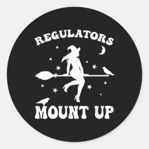 Regelgevers zetten Funny Halloween op Ronde Sticker
